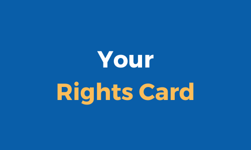 Your Rights Card